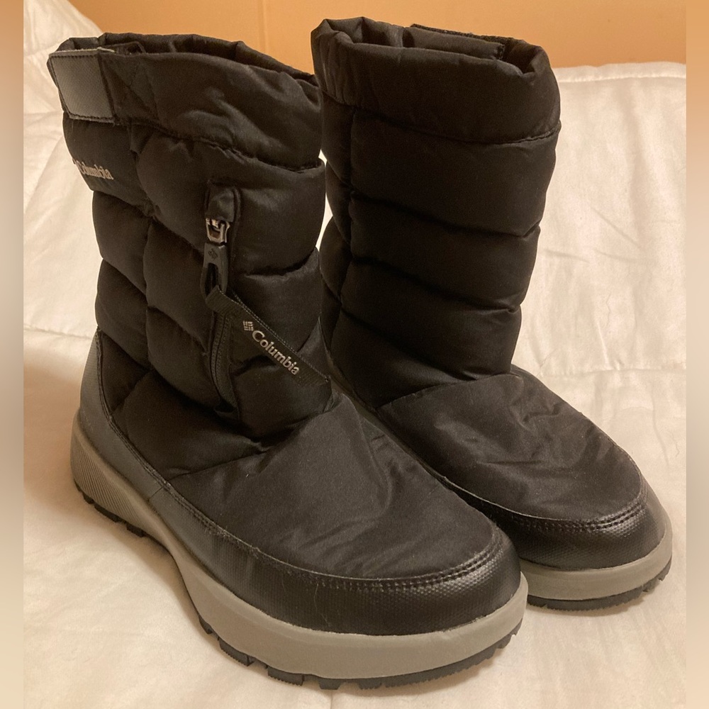 Columbia Omni hear Puffer Waterproof boots Womens size 7.5